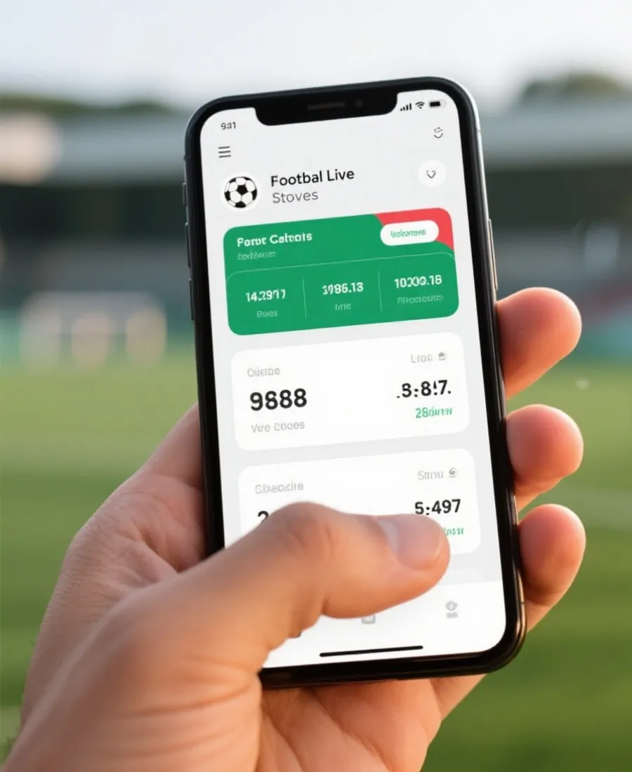 手機查看世界盃實時比分示意圖