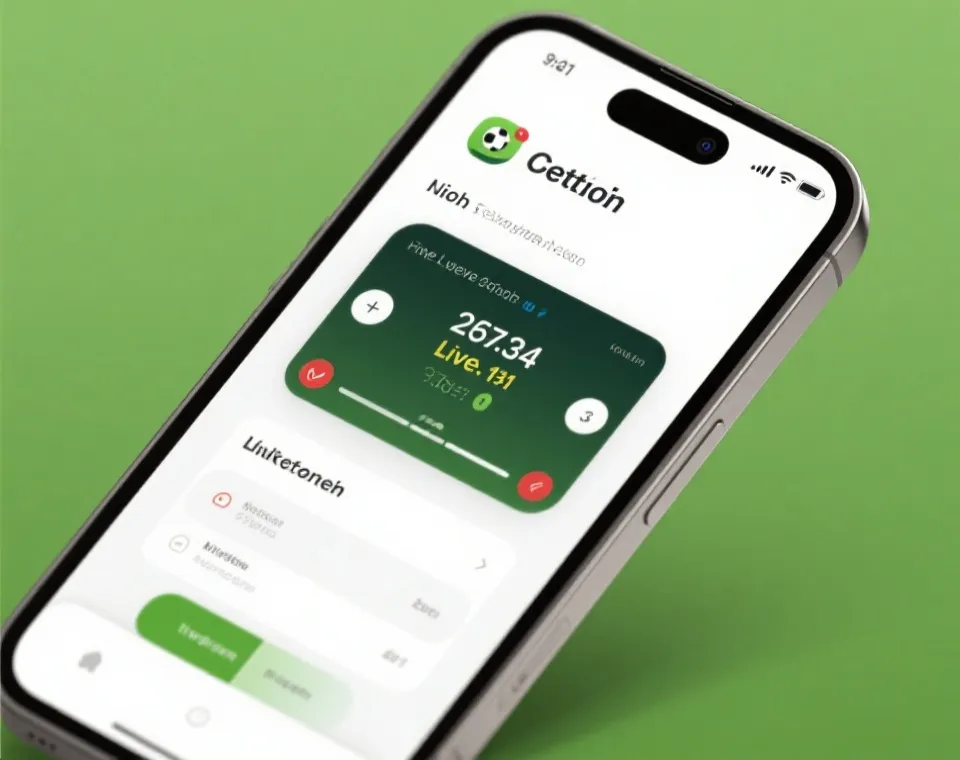 即時比分與通知功能示意圖